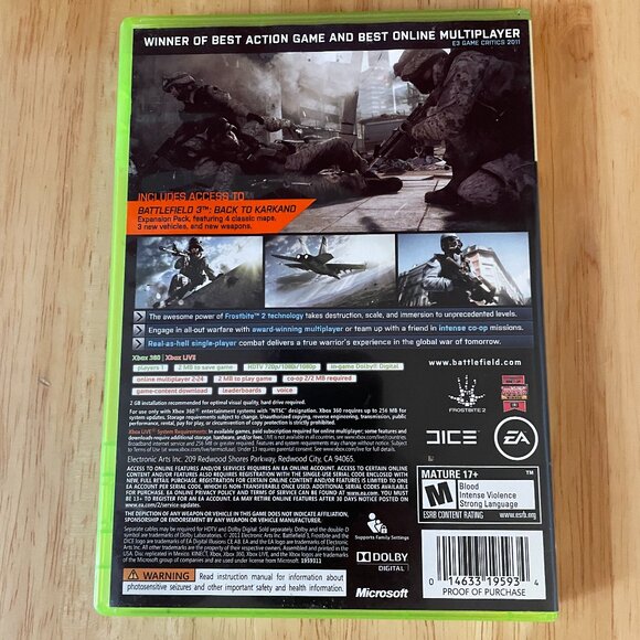 Battlefield 3 Limited Edition - Xbox 360 game  - Picture 2 of 3